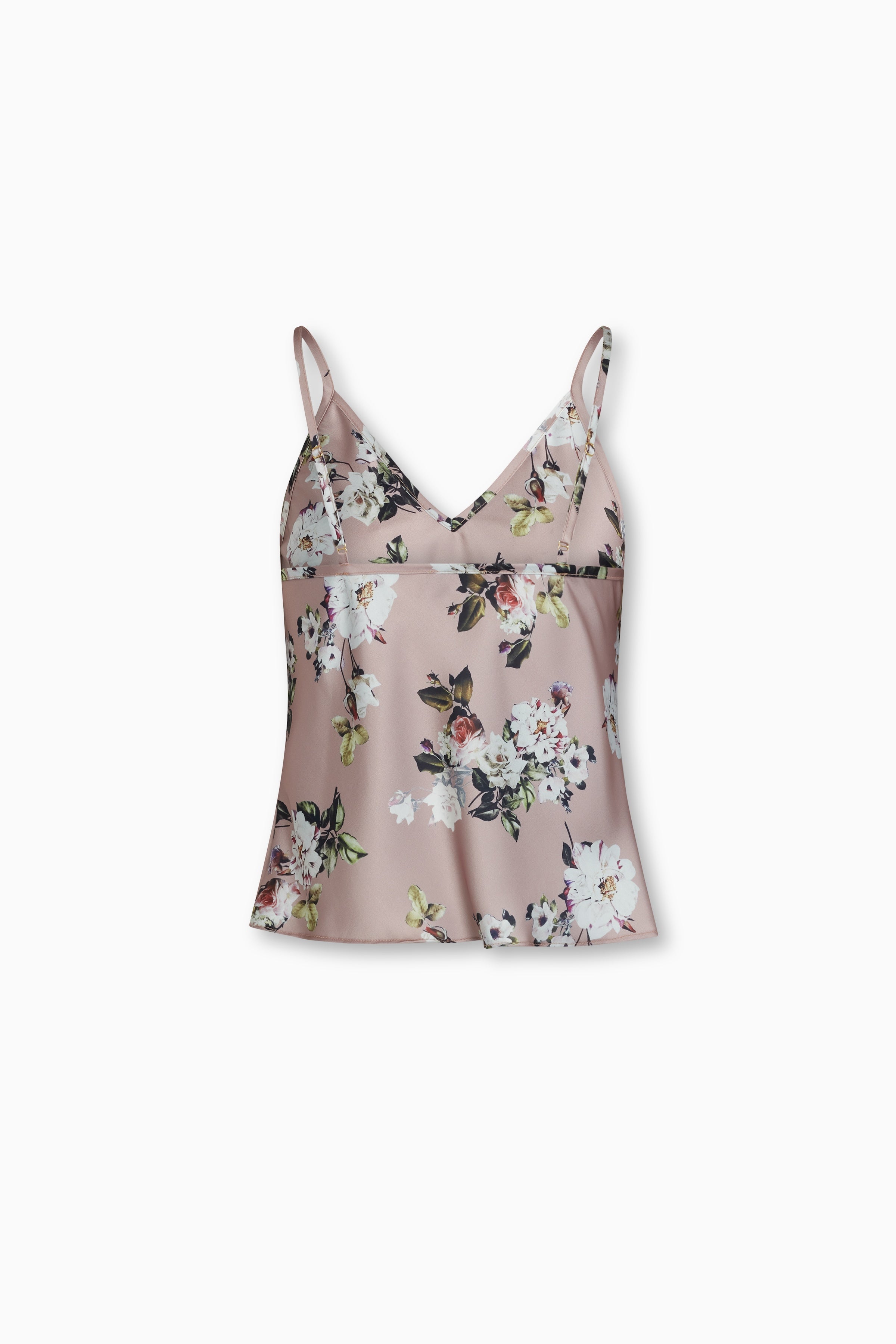 Jess Cami in Dusty Rose 100% Satin Poly