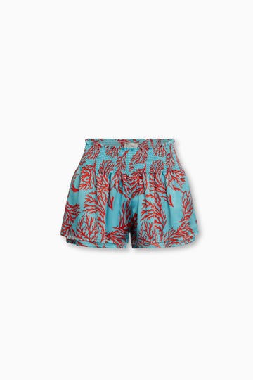 Angie Shorts Turquoise Coral