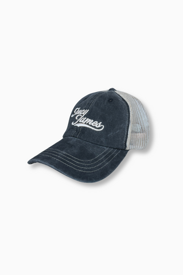 TJ Sport Trucker Hat Cotton/Mesh Black