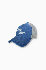 TJ Sport Trucker Hat Cotton/Mesh Blue