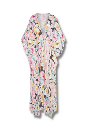 Kelly Tie Reversible Dress Pink Multi Silk Chiffon